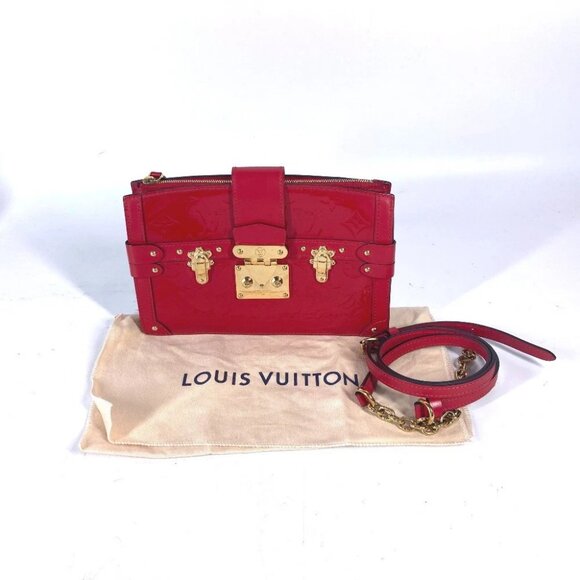 LOUIS VUITTON M54181 MonogramVernis Petite Mar Clutch 2WAY Shoulder Bag - Picture 2 of 14